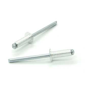 Rivetti a strappo RULLATI Alluminio/Acciaio Testa Tonda 4.8x12.0mm - Box da 500 pezzi