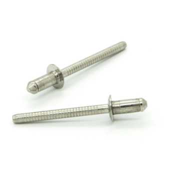 Rivetti a strappo TUDINOX Inox A2/Inox A2 Testa Tonda 3.2x8.9mm - Box da 1000 pezzi