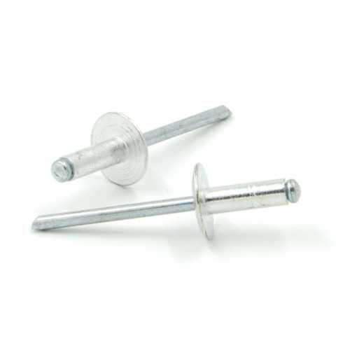 Rivetti a strappo STANDARD Alluminio/Acciaio Testa Larga 14mm 5.0x45.0mm