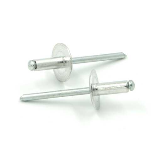Rivetti a strappo STANDARD Alluminio/Acciaio Testa Extra Larga 16mm 4.8x40.0mm