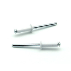 Rivetti a strappo RISTAR A FIORE Alluminio/Acciaio Testa Tonda Verniciato RAL 9003 4.0x14.0mm