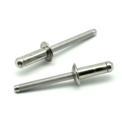 Rivetti a strappo H-LOCK Inox A2/Inox A2 Testa Tonda 7.8x13.0mm