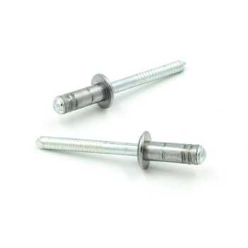 Rivetti a strappo SUPERBULB Acciaio/Acciaio Testa Tonda 4.8x10.0mm