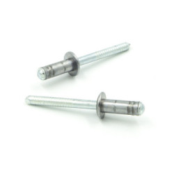 Rivetti a strappo SUPERBULB Acciaio/Acciaio Testa Tonda 6.4x20.0mm