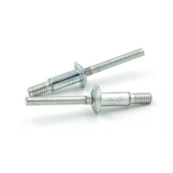 Rivetti a strappo TWIN-LOCK Acciaio/Acciaio Testa Tonda 6.4x23.7mm