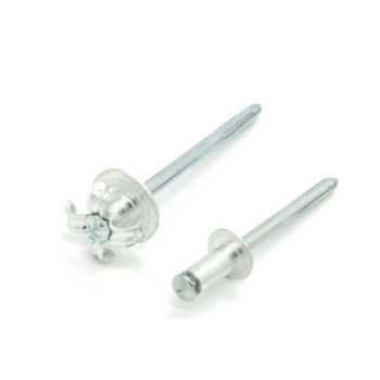 Rivetti a strappo RISTAR A FIORE Alluminio/Acciaio Testa Tonda 4.0x20.0mm - Box da 500 pezzi