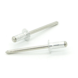 Rivetti a strappo MULTIGRIP Alluminio/Inox A2 Testa Tonda 4.0x16.9mm - Box da 500 pezzi